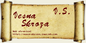 Vesna Skroza vizit kartica